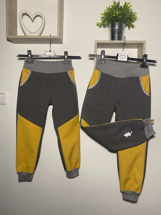 Softshell stretch horčicový