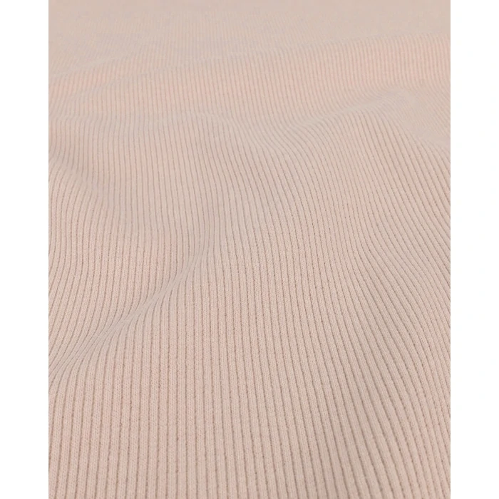 Úplet žebrovaný béžový