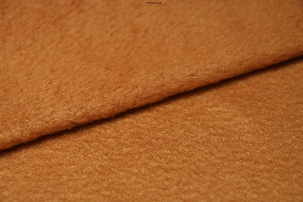 Polar fleece hořčicový tmavý antipilling