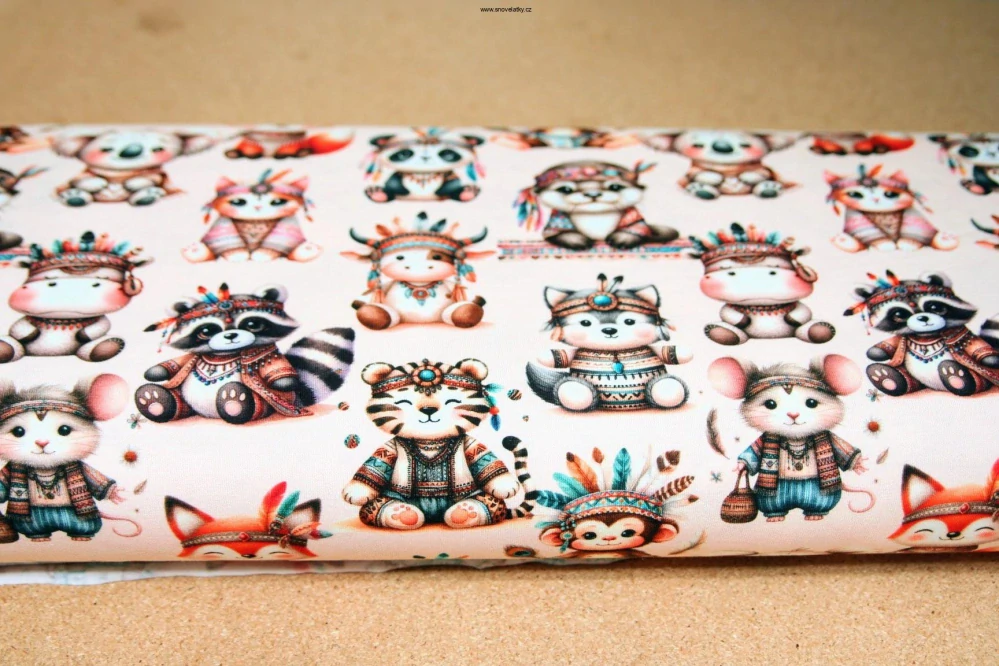 Úplet zvířecí indiáni na tělové