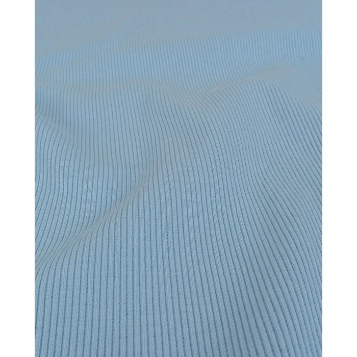 Úplet žebrovaný světle modrý