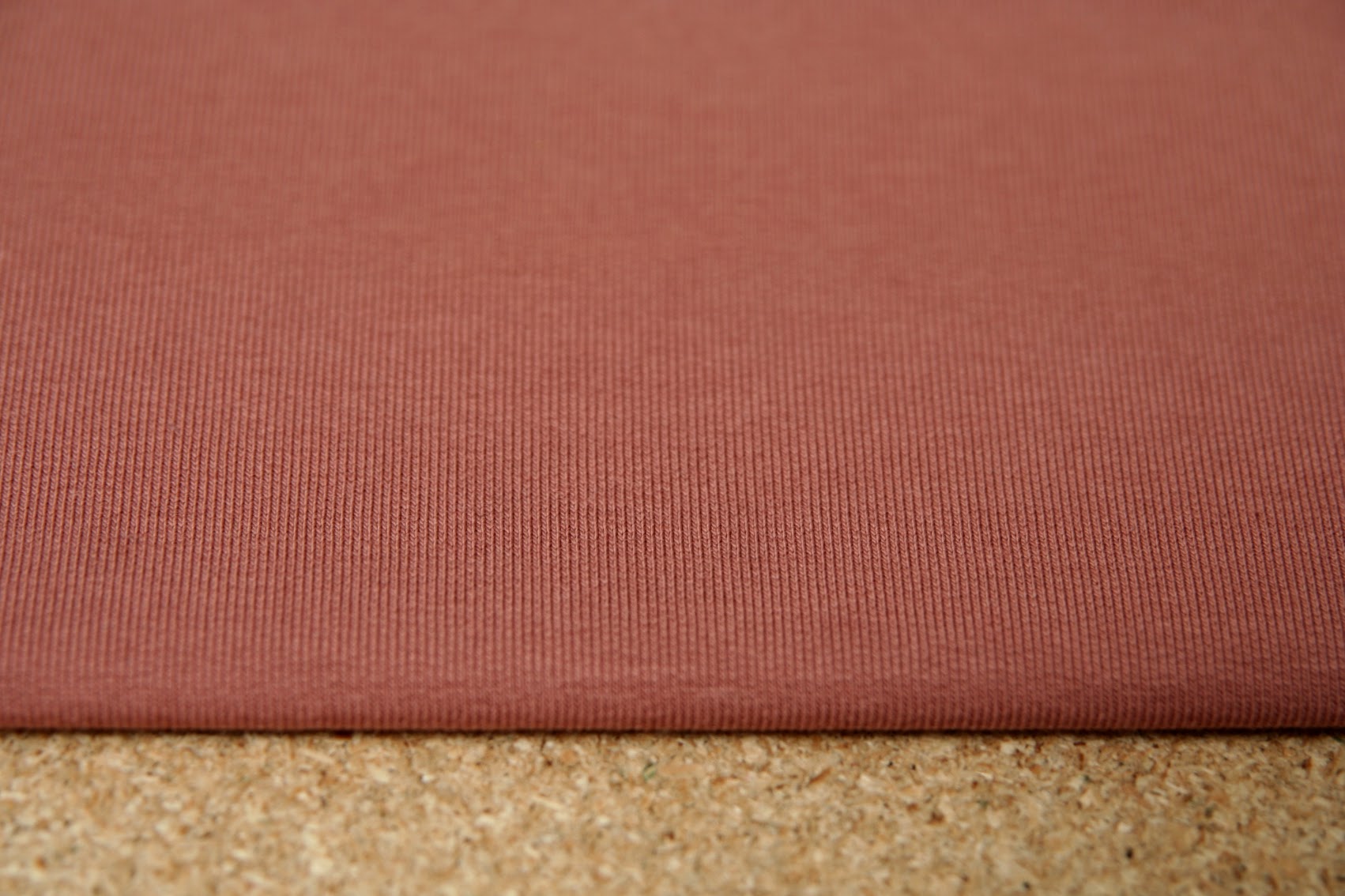 Teplákovina jednobarevná starorůžová hnědá 290g