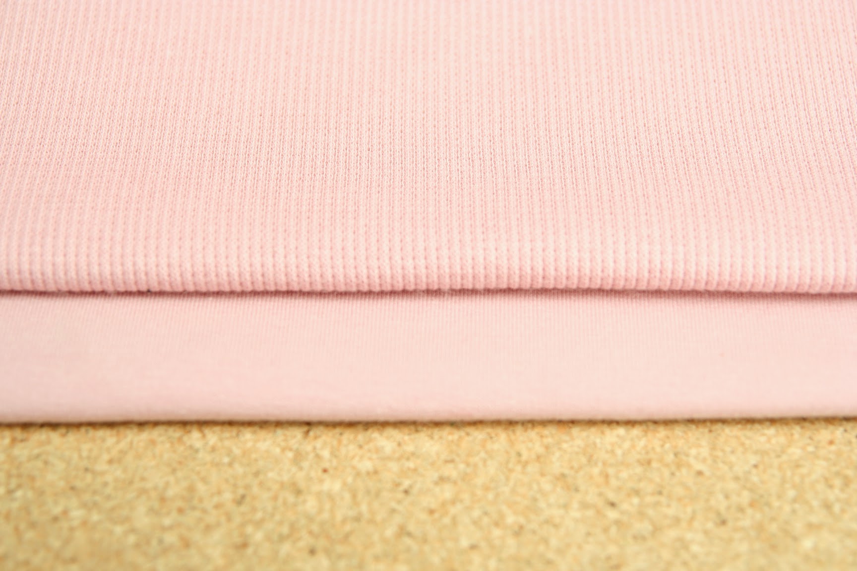 Teplákovina jednobarevná starorůžová jemná 260g 