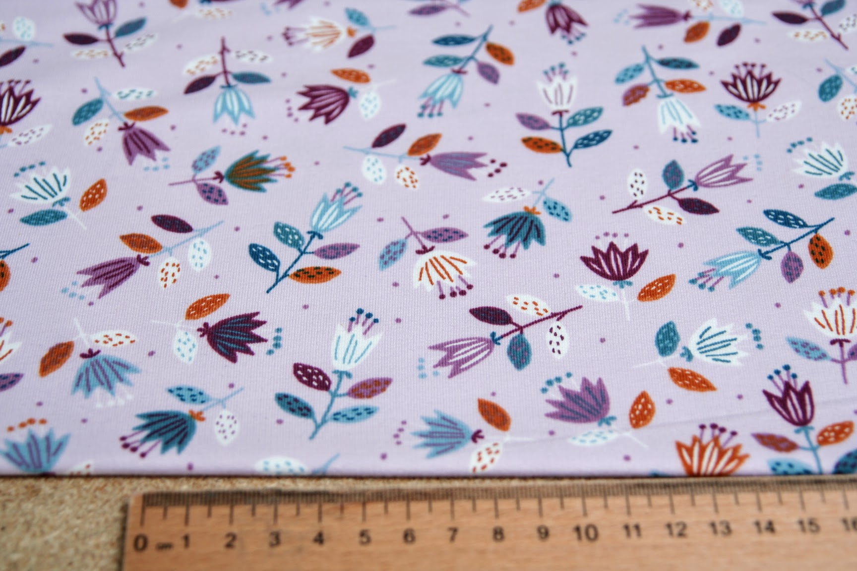 Teplákovina kvítka na lila