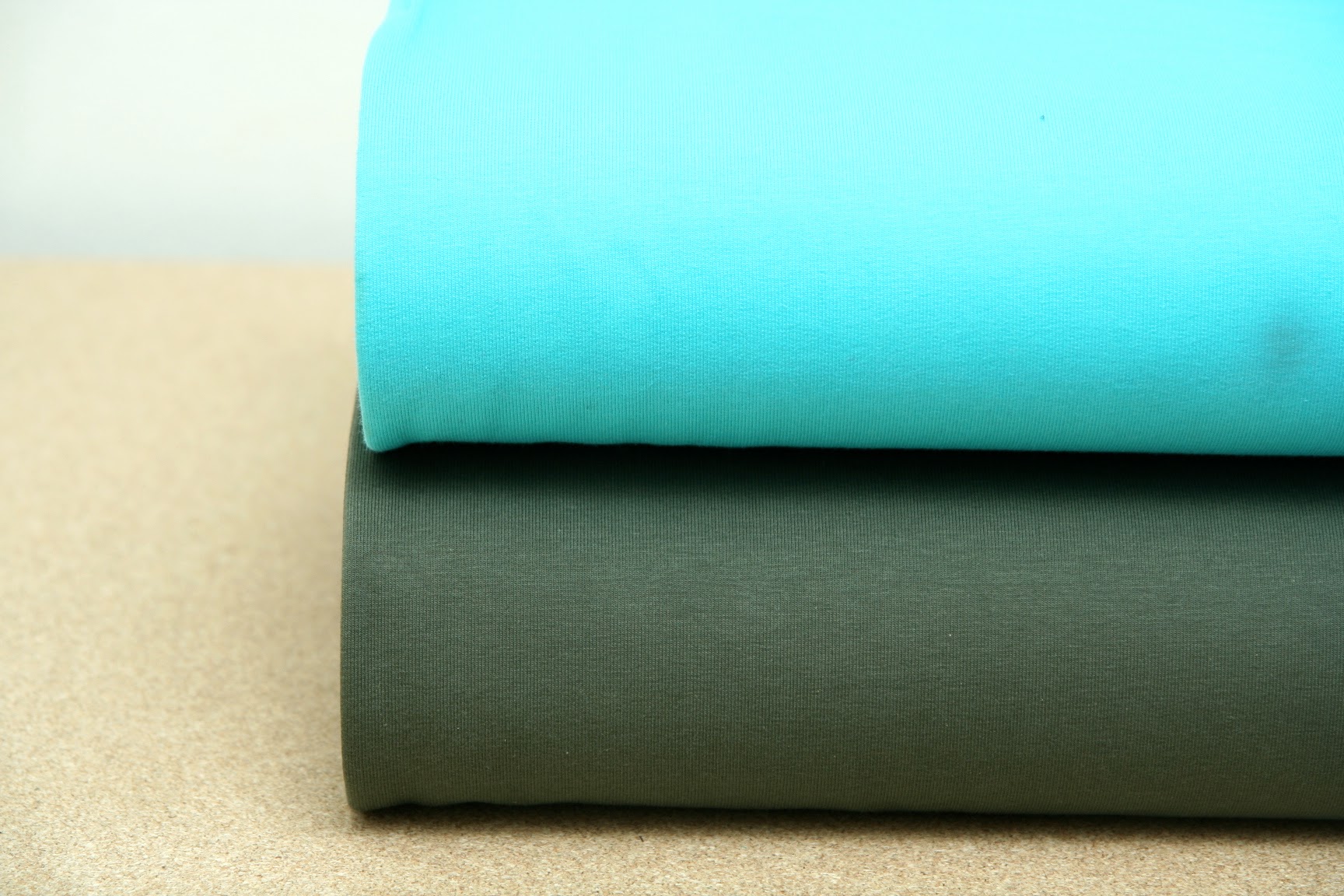 Teplákovina jednobarevná tyrkysová 230g