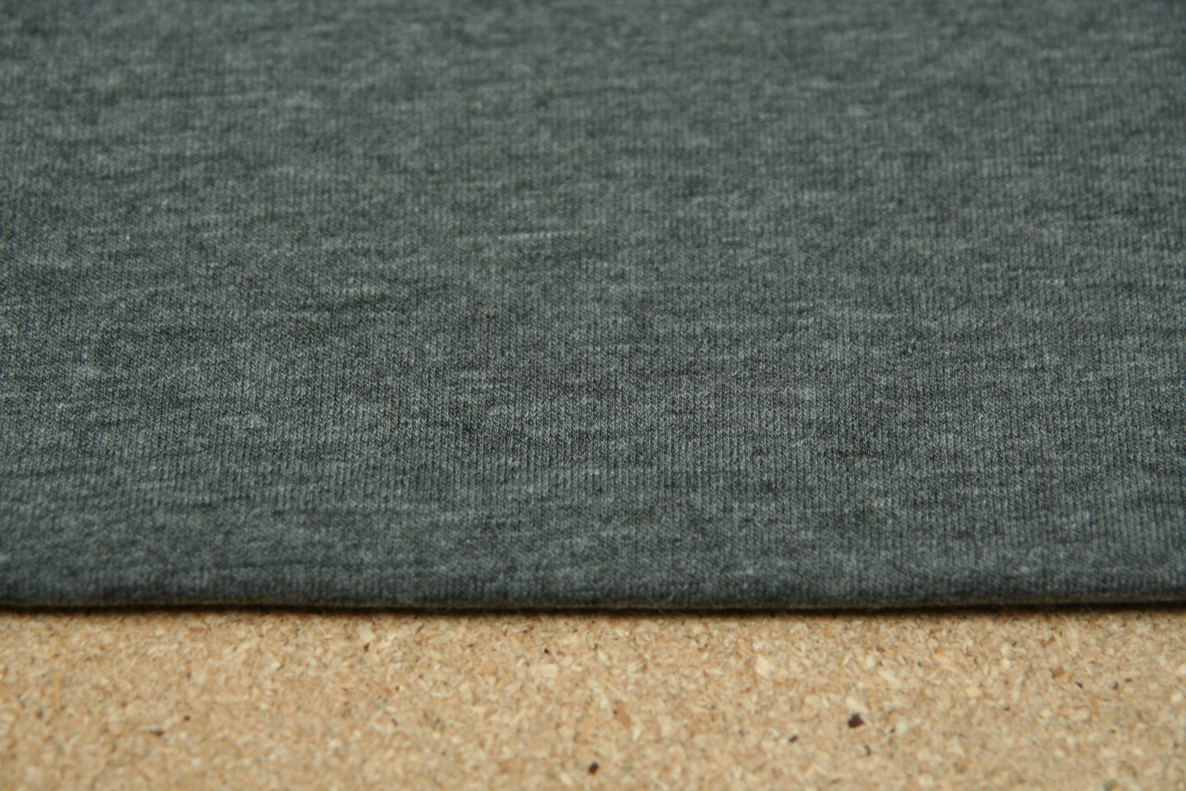 Teplákovina jednobarevná šedá melé tm. 230g