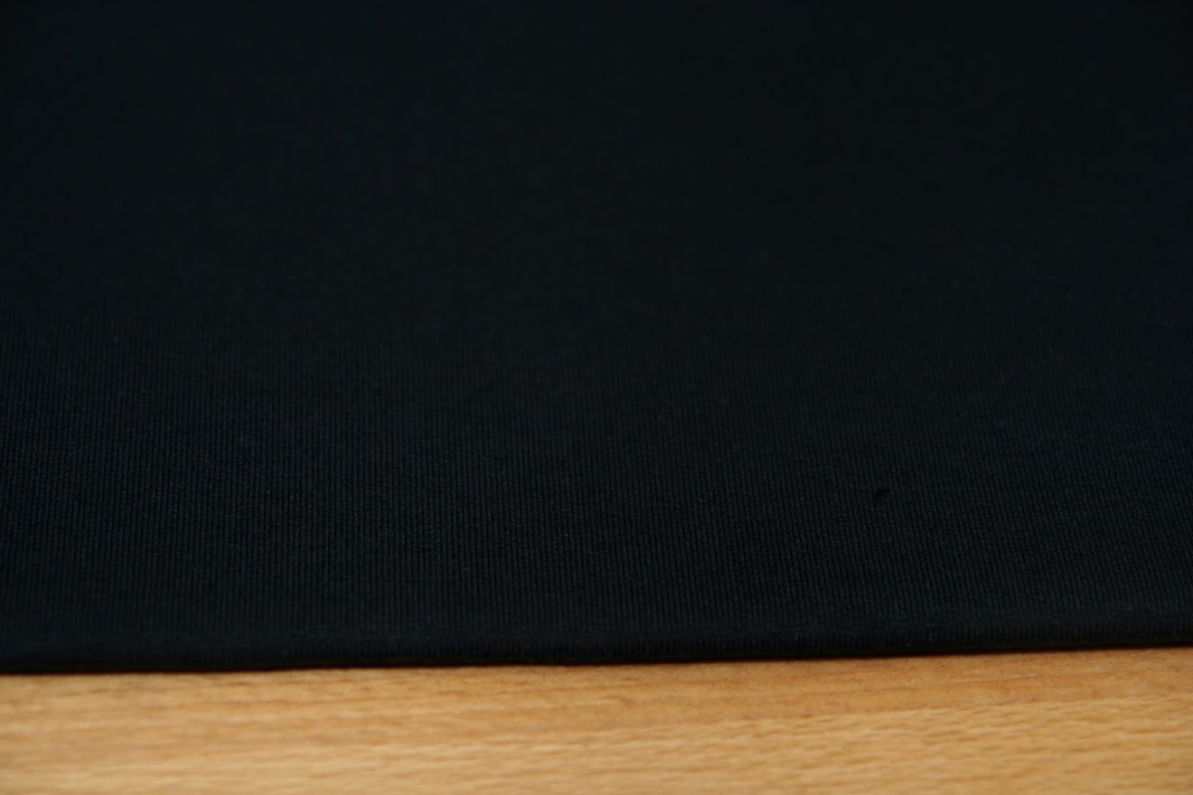 Teplákovina jednobarevná černá 280g #53