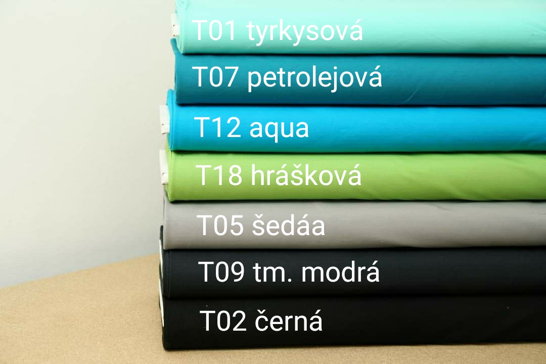 Teplákovina jednobarevná šedá světlá 290g #05