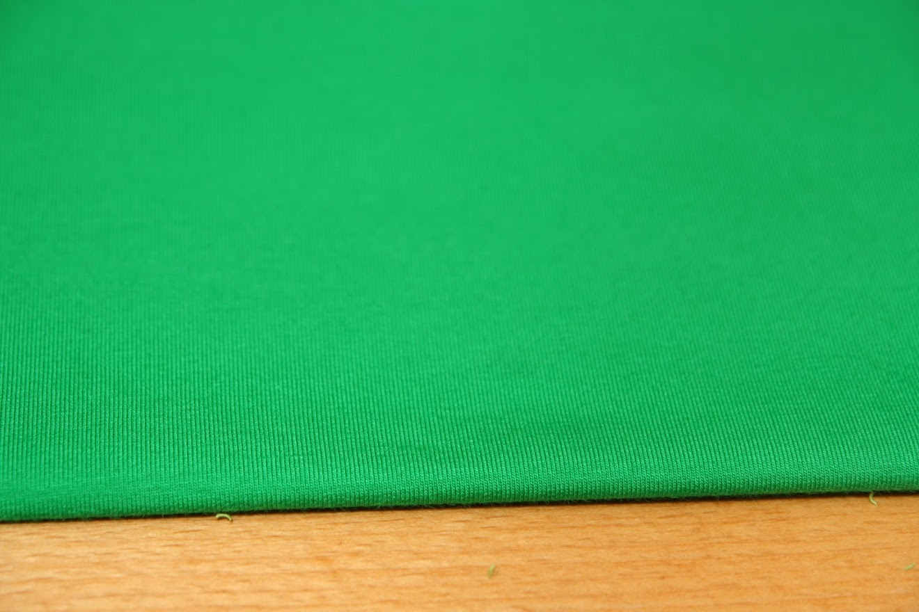 Teplákovina jednobarevná zelená tráva 290g