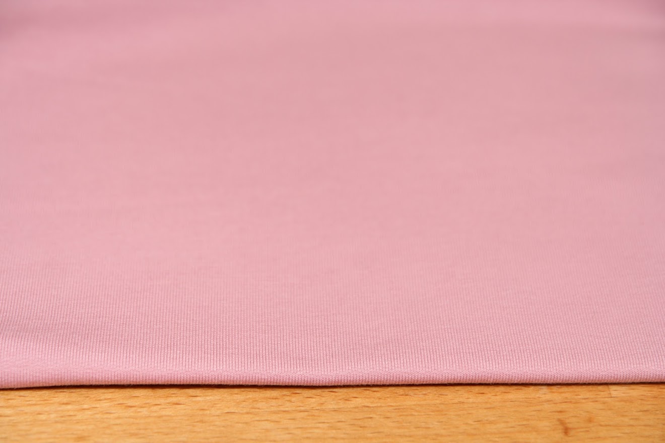 Teplákovina jednobarevná starorůžová 290g