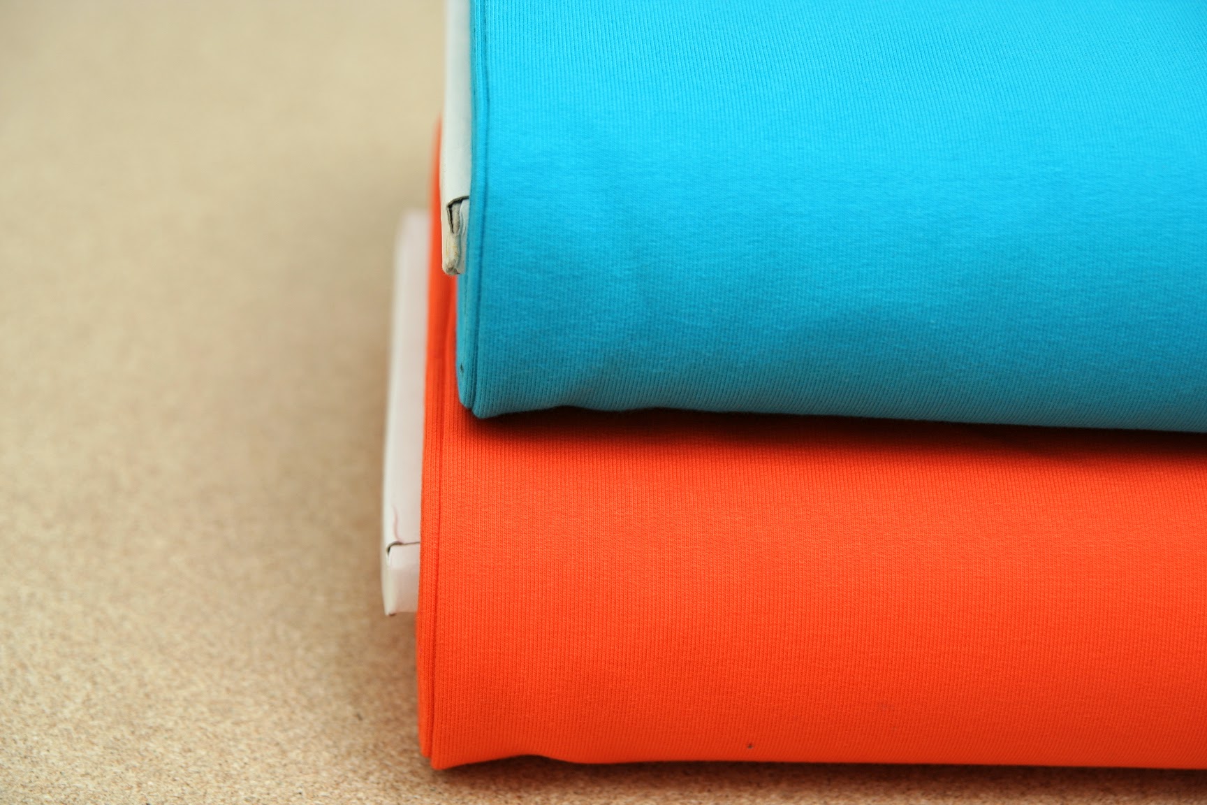 Teplákovina jednobarevná oranžová 290g