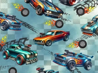 Teplákovina závodní auta na petrolejové