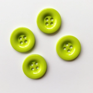 Knoflík zelený neon 30mm