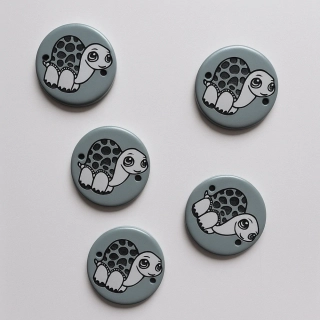 Knoflík dětský želva 25mm