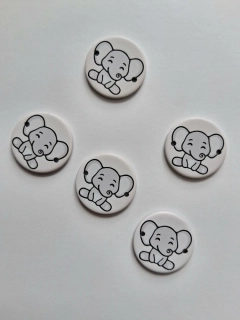 Knoflík dětský slon 25mm