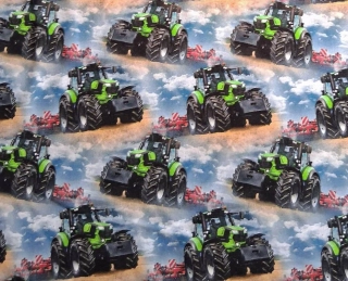 Teplákovina zelený traktor