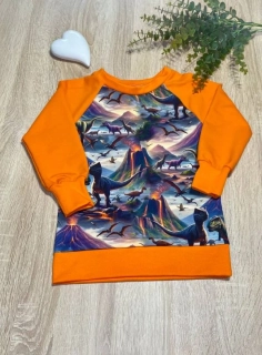 Mikina s motivem dinosaurů vel 122