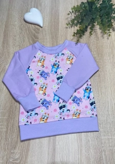 Mikina pejsci s kopretinou vel 98
