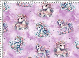 Teplákovina s romantickým jednorožcem