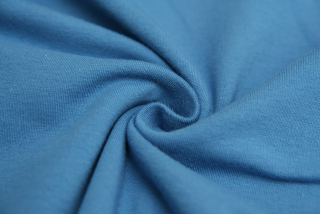 Teplákovina jednobarevná úhlová modř 260g #42