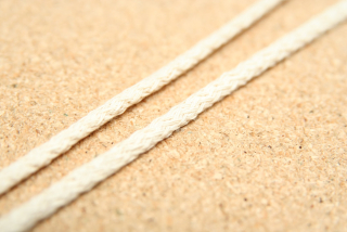 Bavlněná šňůra kulatá režná 4 mm